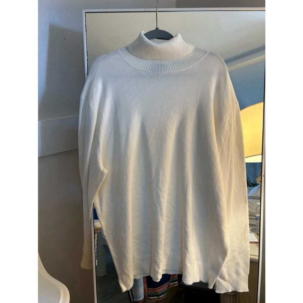 NEW ABBOTT ELEMENTARY Women's Super Soft Turtleneck Sweater 2X $59 - Picture 2 of 2